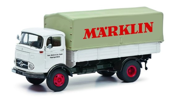 Mercedes-Benz LP911 pick-up s tarpaulínom „Märklin“ 