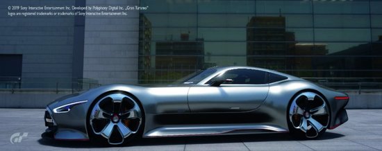 Mercedes-Benz AMG Vision Gran Turismo, silver