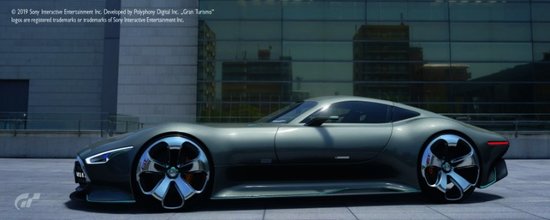 Mercedes-Benz AMG Vision-Gran Turismo, dunkelgrau