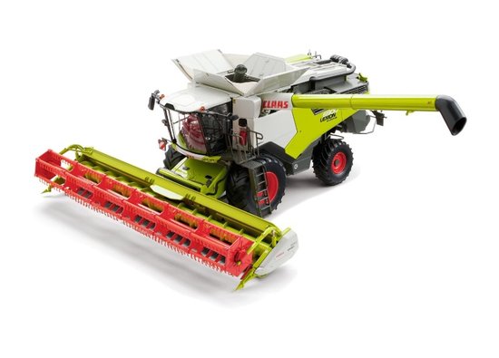 Claas Lexion 6900 s Vario 930 a vozíkem na lištu "Claas dealer edicia"