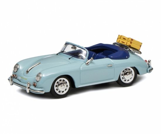Porsche 356 A Cabriolet „Reisezeit“ modra