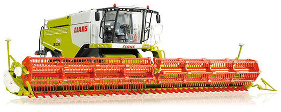 Claas Lexion 760TT kombajn so žacou lištou V1200