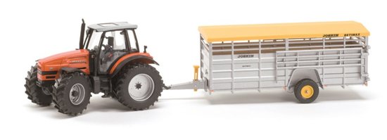 Same Set Traktor Eisen und Tiertransportanhänger Joskin Betimax