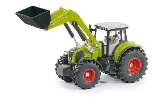 Claas Axion 850 with front loader