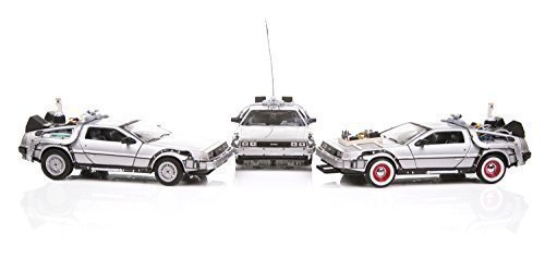 DELOREAN BACK TO THE FUTURE TRILOGY SET