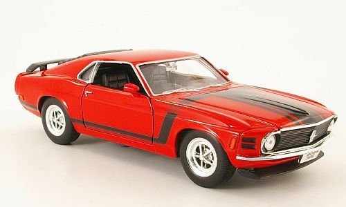Ford Mustang Boss 302, červená, 1970