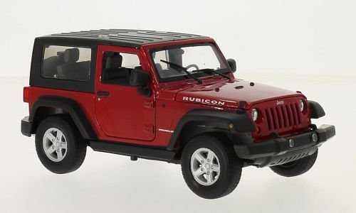 Auto Jeep Wrangler, rot