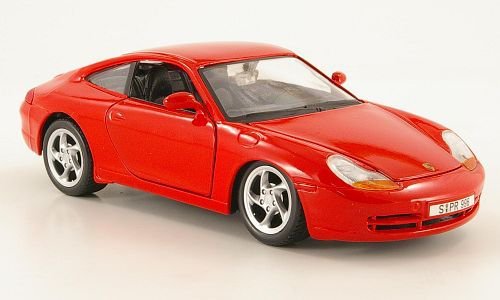 Car Porsche 911 Carrera, red, 1997