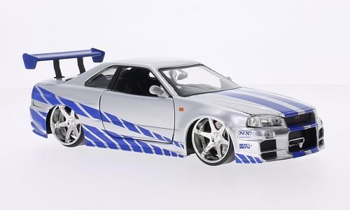 Skyline GT-R (R34), rot / blau, RHD, Furious 7, Tuning 2002