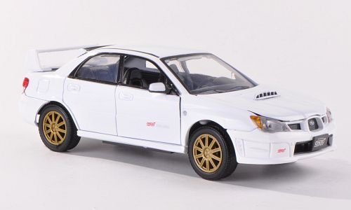 Car Subaru Impreza WRX STi, white