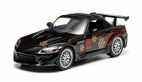 Johnny's 2000 Honda S2000 in Black - The Fast and the Furious (2001) 