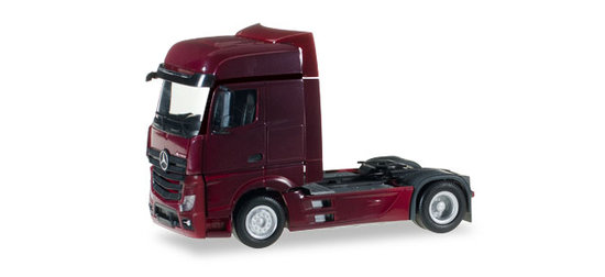 Mercedes-Benz Actros Bigspace rigid tractor, wine red
