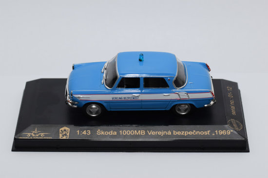 Škoda 1000MB Verejná bezpečnosť „1969”