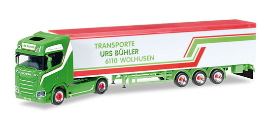 Scania V8 HD CS 20 Walking Floor Auflieger " Urs Bühler " (CH)