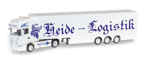 Scania R TL + chladírenský skříňový návěs Heide Logistik