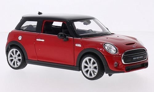 Mini Cooper S, 2014, rot / schwarz