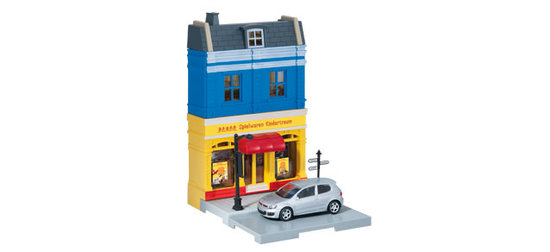 Herpa City - toy store with VW GOLF GTI
