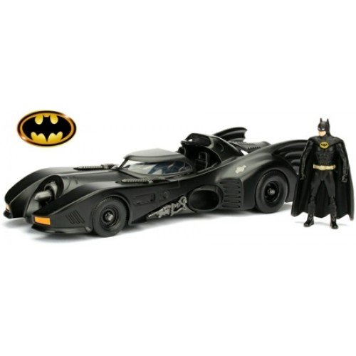 BATMAN 1989 BATMOBILE WITH BATMAN FIGURE