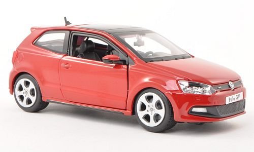 VW Polo V GTI M5, červená