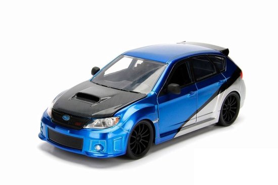 SUBARU IMPREZA STI FAST AND FURIOUS 8 -  BLUE AND SILVER