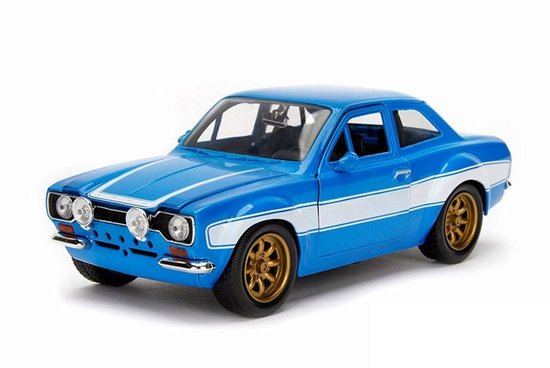 FORD ESCORT MKI RS2000 FAST AND FURIOUS 8,  modro - biela