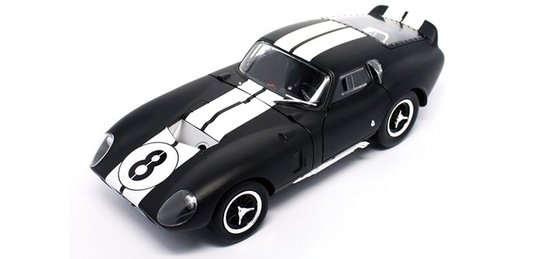 Shelby Cobra Daytona Coupe, tmavá čierna, 1965
