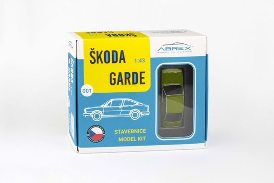 Škoda Garde (1982) - zelená olivová - stavebnica