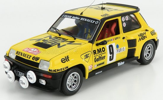 RENAULT - R5 TURBO N 9 RALLY MONTECARLO 1982 SABY - YELLOW