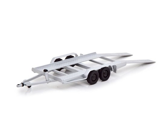 Prívesný vozík na prepravu aut - silver