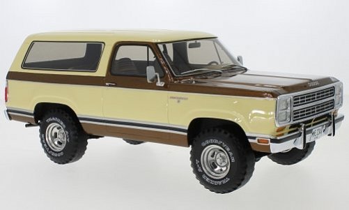 Dodge Ramcharger, béžová/metalická-hnedá, 1979