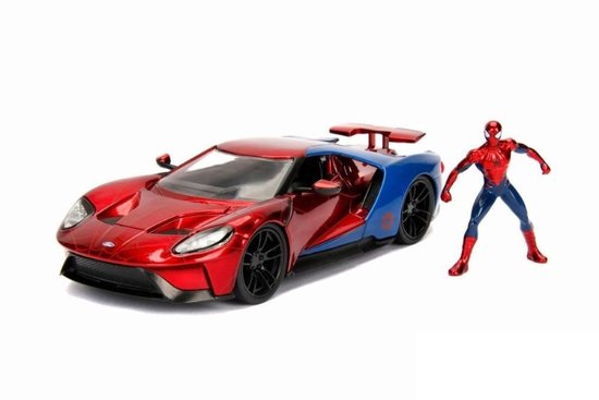 FORD GT z filmu SPIDERMAN + postavička Spidermana