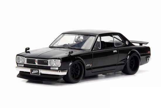 NISSAN SKYLINE 2000 GT-R FAST & FURIOUS - čierna farba