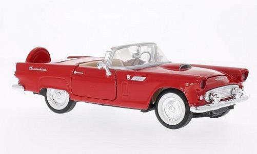 Ford Thunderbird, red, 1956