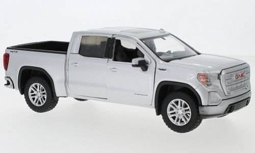 GMC Sierra 1500 SLT Crew Cab, strieborná, 2019