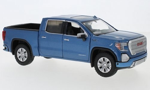 GMC Sierra 1500 Denali Crew Cab, metallic-blau, 2019