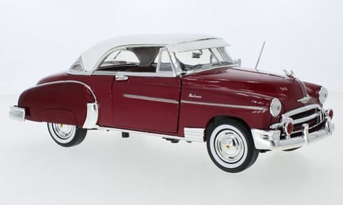 Chevrolet Bel Air, metallic-red/white, 1950