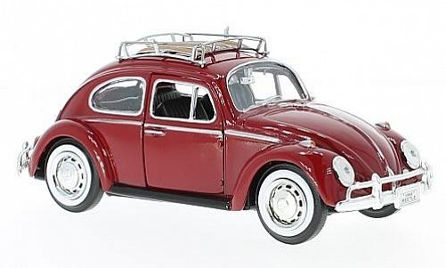 VW Käfer, dunkelrot, 1966