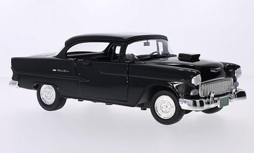 Chevrolet Bel Air Tuning, black, 1955