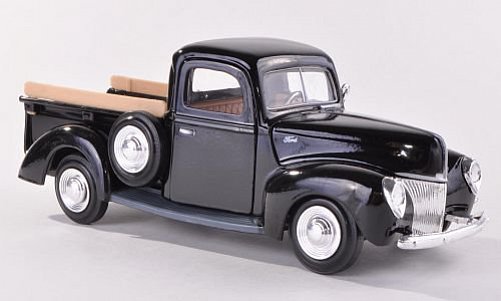 Ford Pickup, black, 1940