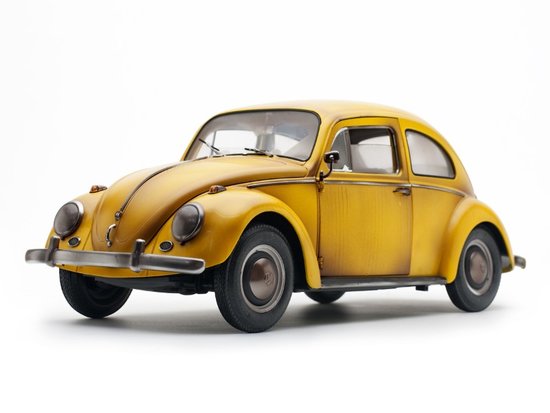 Volkswagen Beetle Saloon 1961  Yellow ( rusty & dusty version)