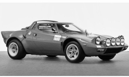 Lancia Stratos HF, červená, 1975