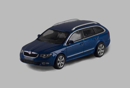 Škoda Superb II Combi, blue metalic