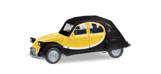 Citroen 2 CV Charleston, black/yellow