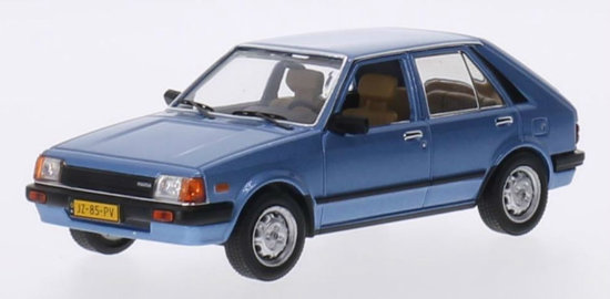 MAZDA 323 HATCHBACK 1982 metallic-blue