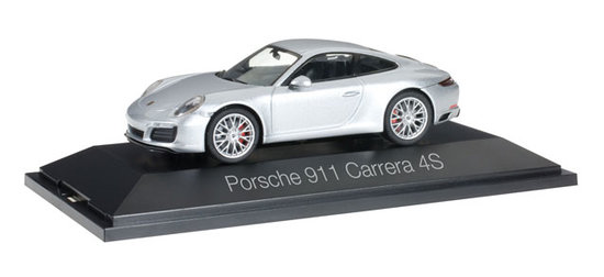 Porsche 911 Carrera 4S Coupe, Rhodium, Silber metallic