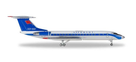 Tupolev TU-134A "Bluebird" colors, Aeroflot