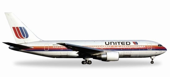 Boeing 767-200 - " Regenbogen / Saul Bass Farben " United Airlines