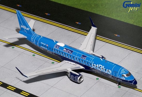 Embraer 190, Jetblue "Blue Print Livery"