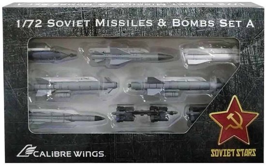 Sukhoi Su-24 Fencer Diecast Model Missile and Bomb Set