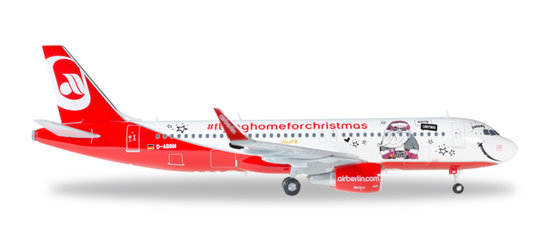 Airbus A320  airberlin  - "Lindt Hello - Flying Home for Christmas (V)"
